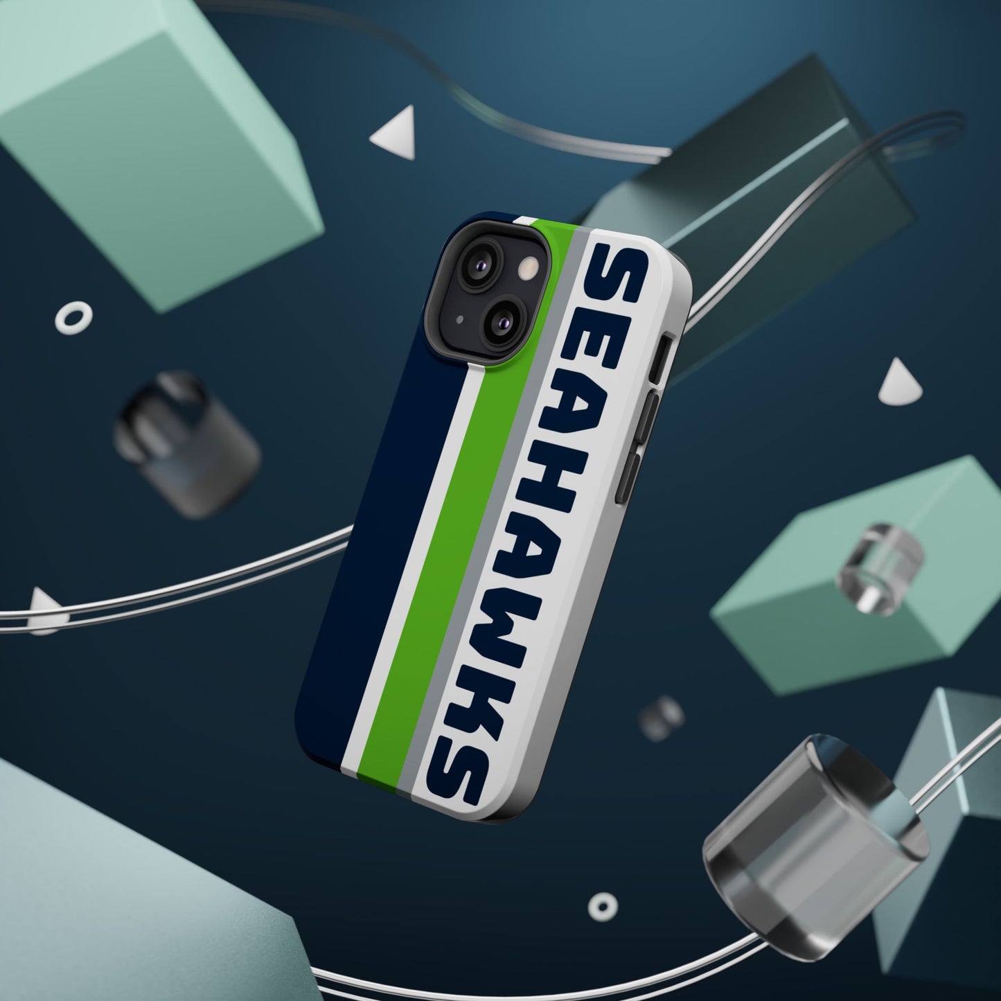 Seahawks Phone Case, Magnetic Phone Case, Retro Phone Case, Football Case for iPhone or Samsung