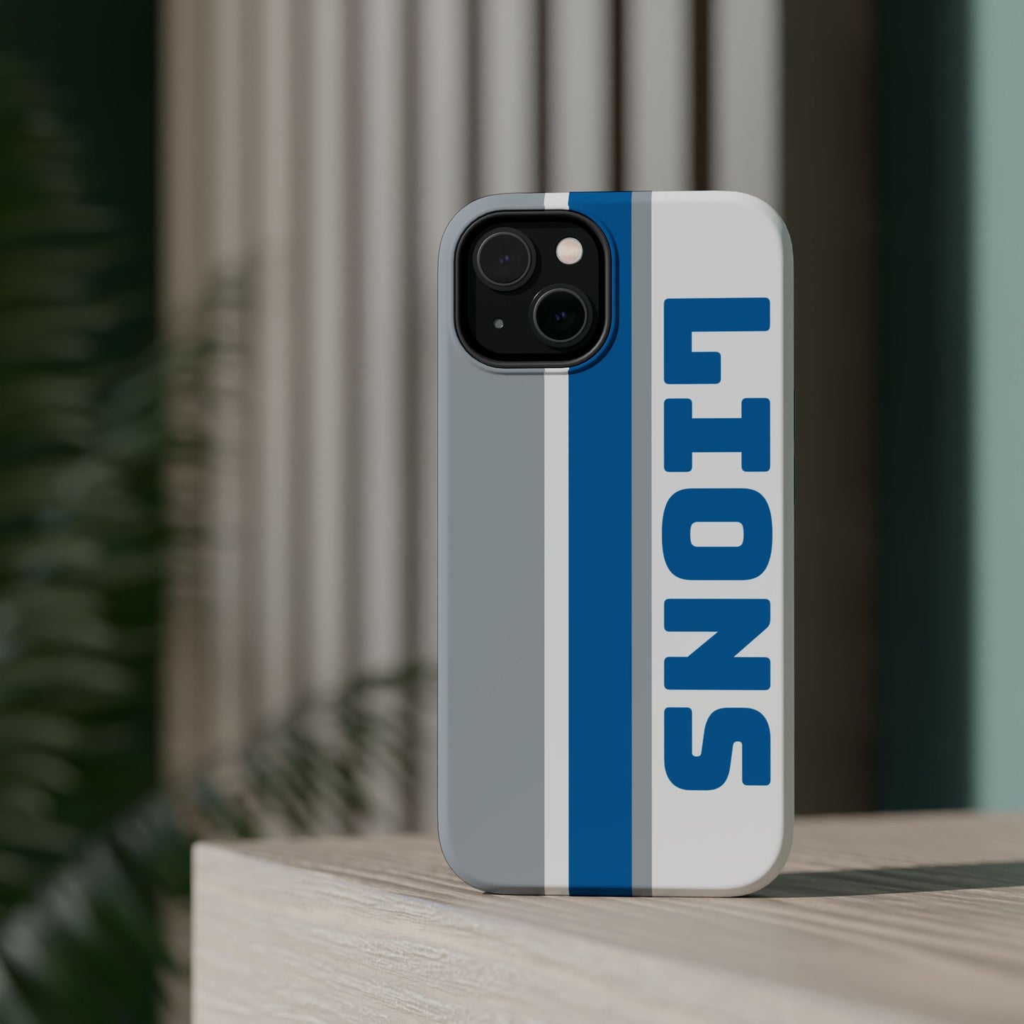 Lions Phone Case, Magnetic Phone Case, Retro Phone Case, Football Gifts