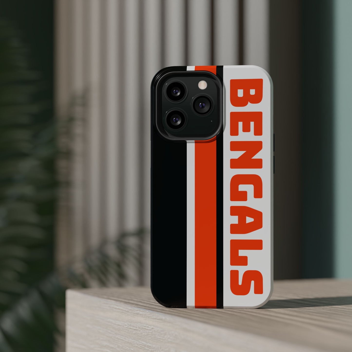 Bengals Phone Case, Magnetic Phone Case, Retro Phone Case, Baseball Case for iPhone or Samsung, Football Gifts