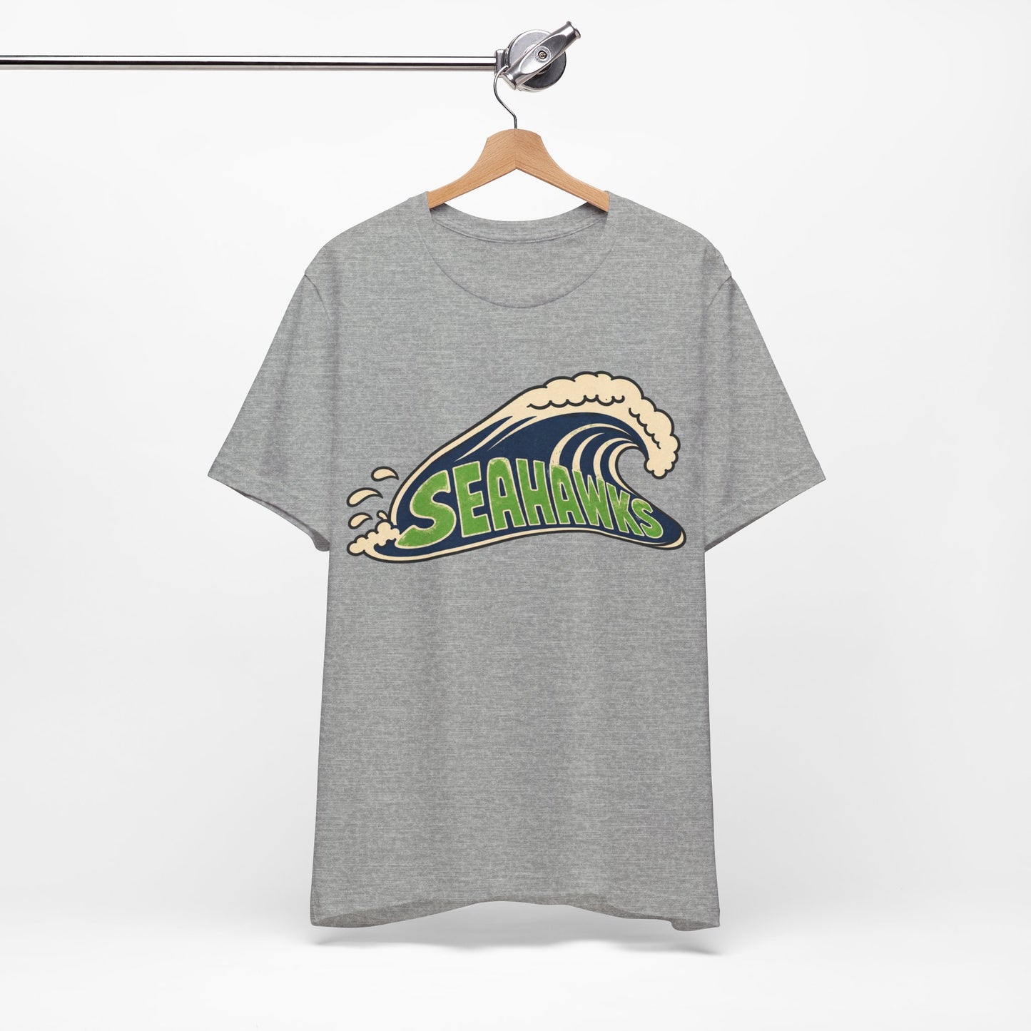 Seahawks Mascot T-Shirt, Retro Seahawks Graphic Tee, Football Shirt