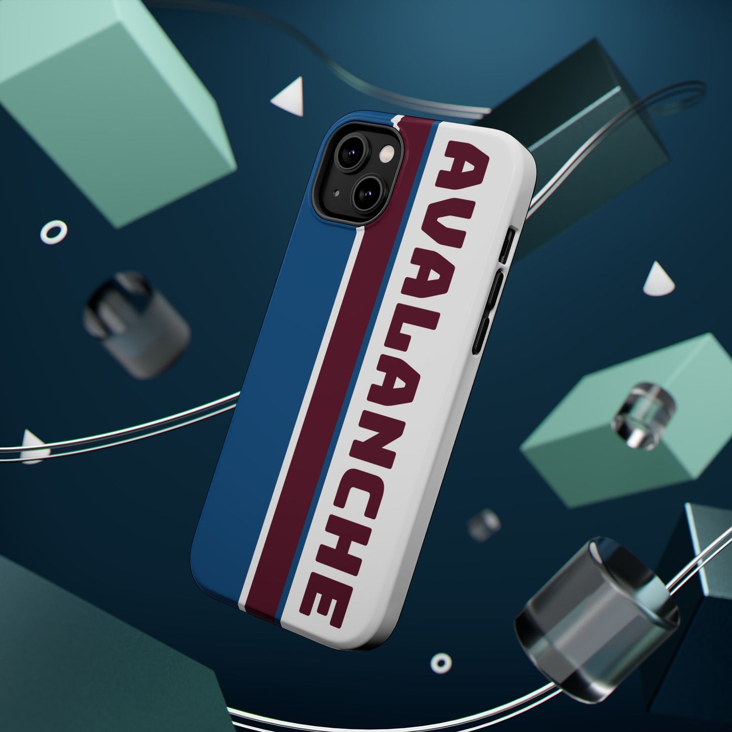 Avalanche Phone Case, Magnetic Phone Case, Retro Phone Case, Matte/Glossy Phone Case, Hockey Gifts