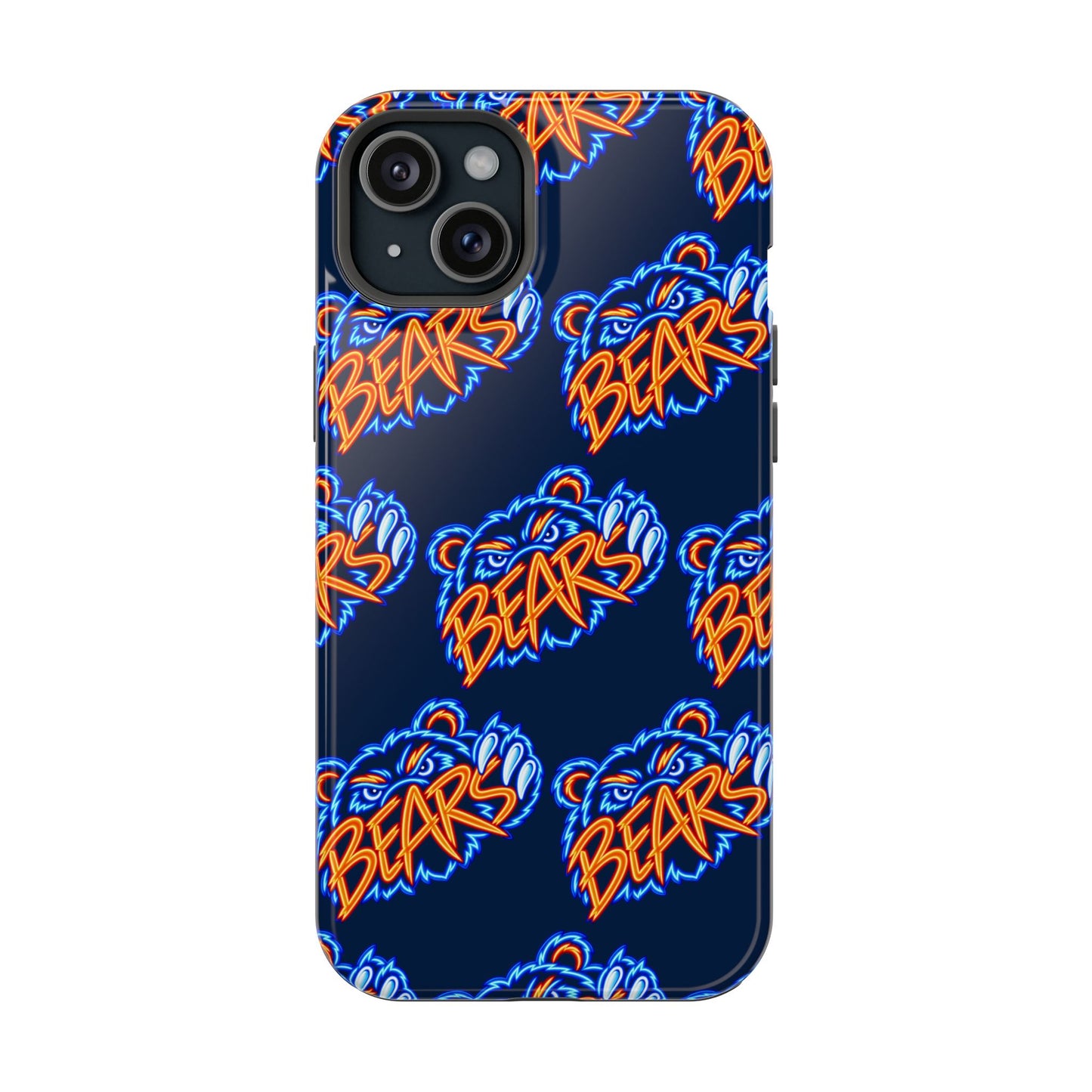 Neon Bears Phone Case, Magnetic Phone Case, Retro Phone Case, Matte/Glossy Phone Case, Football Gifts