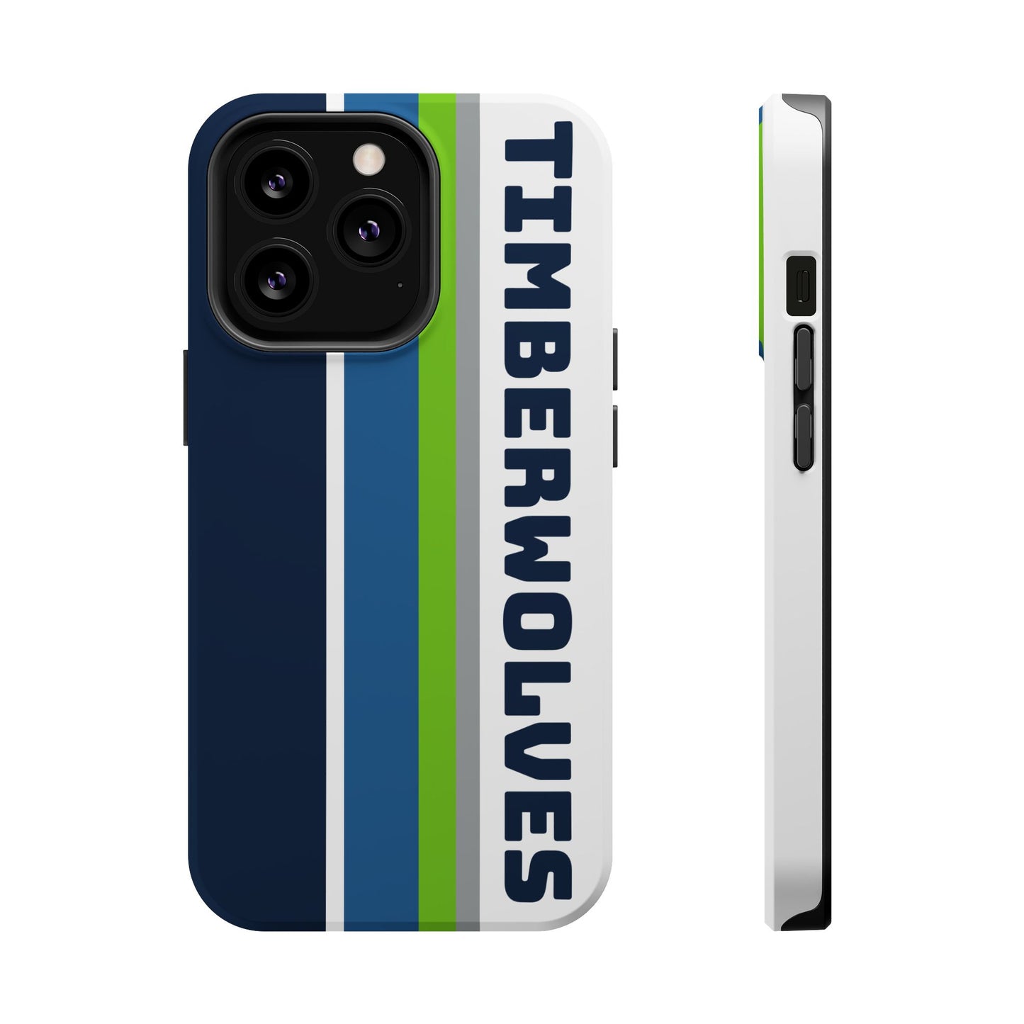 Timberwolves Phone Case, Magnetic Phone Case, Retro Phone Case, Basketball Gifts