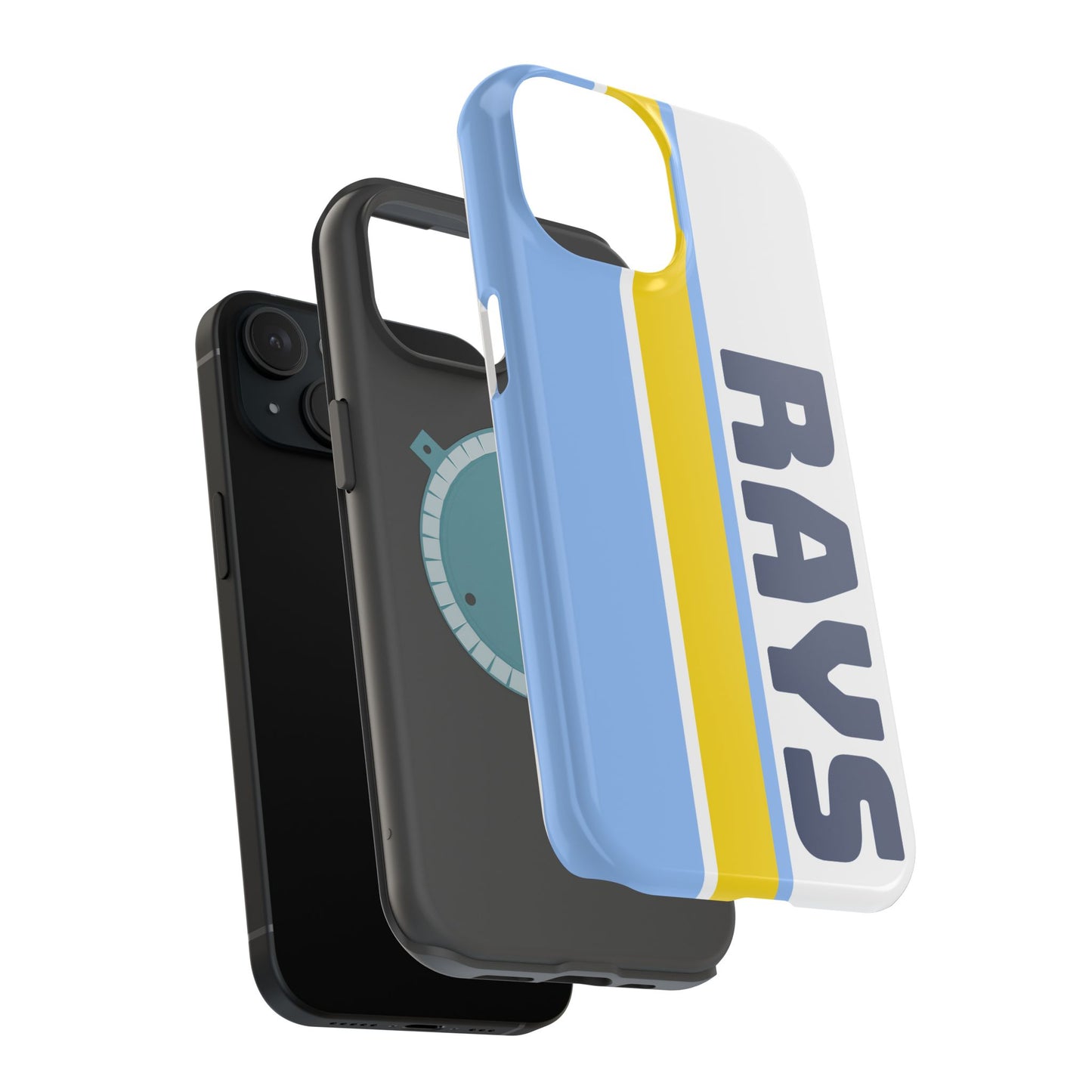 Rays Phone Case, Magnetic Phone Case, Retro Phone Case, Baseball Case for iPhone or Samsung, Rays Baseball Gifts
