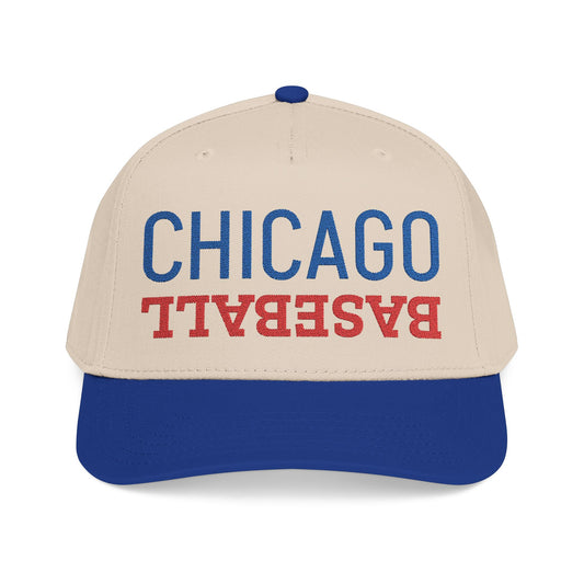 Embroidered Chicago Baseball Hat, Mid Profile Baseball Cap, Baseball Gifts