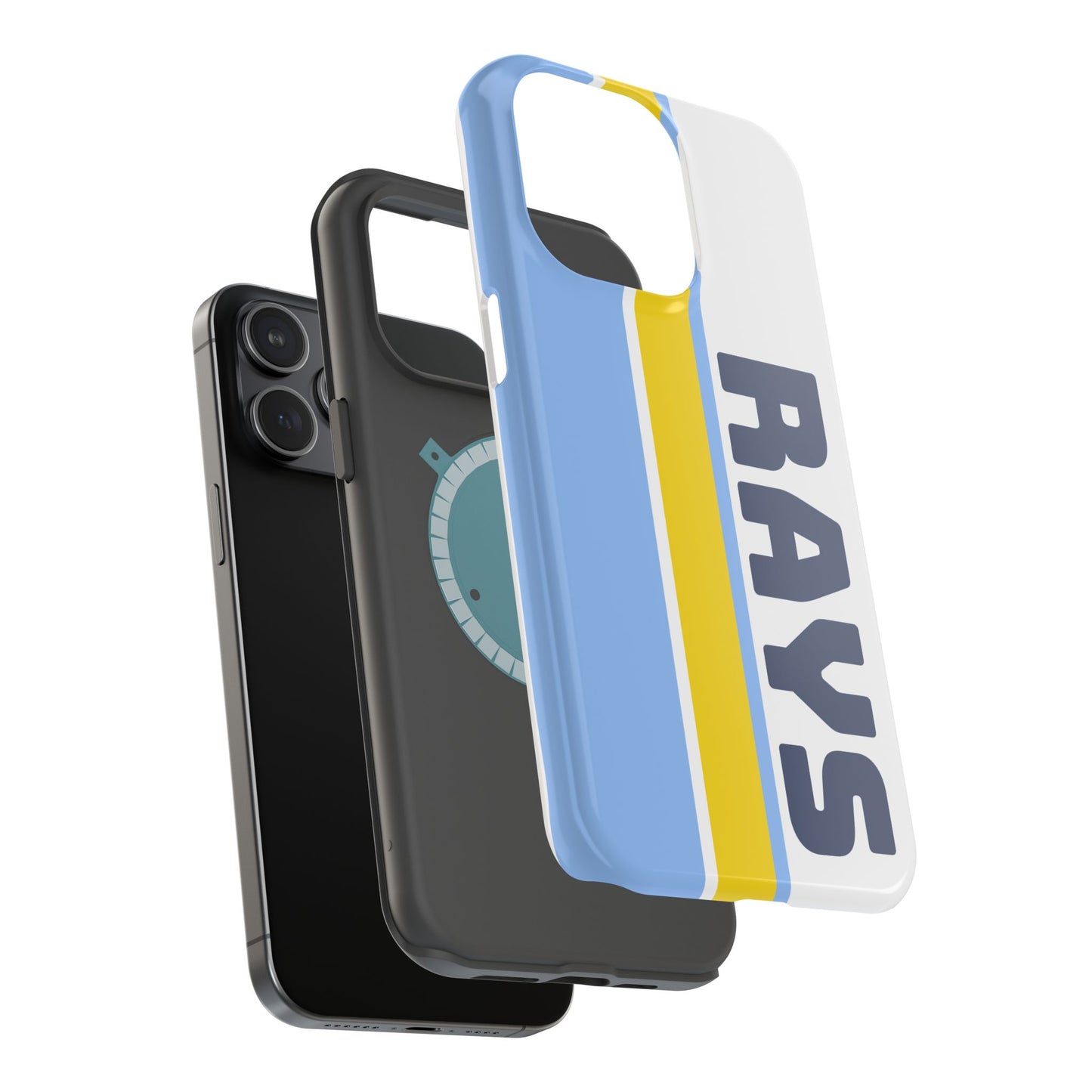Rays Phone Case, Magnetic Phone Case, Retro Phone Case, Baseball Case for iPhone or Samsung, Rays Baseball Gifts