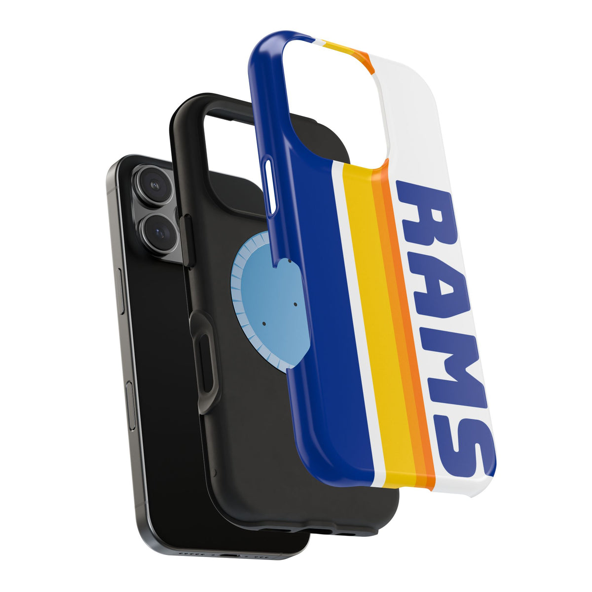 Rams Phone Case, Magnetic Phone Case, Retro Phone Case, Football Case for iPhone or Samsung