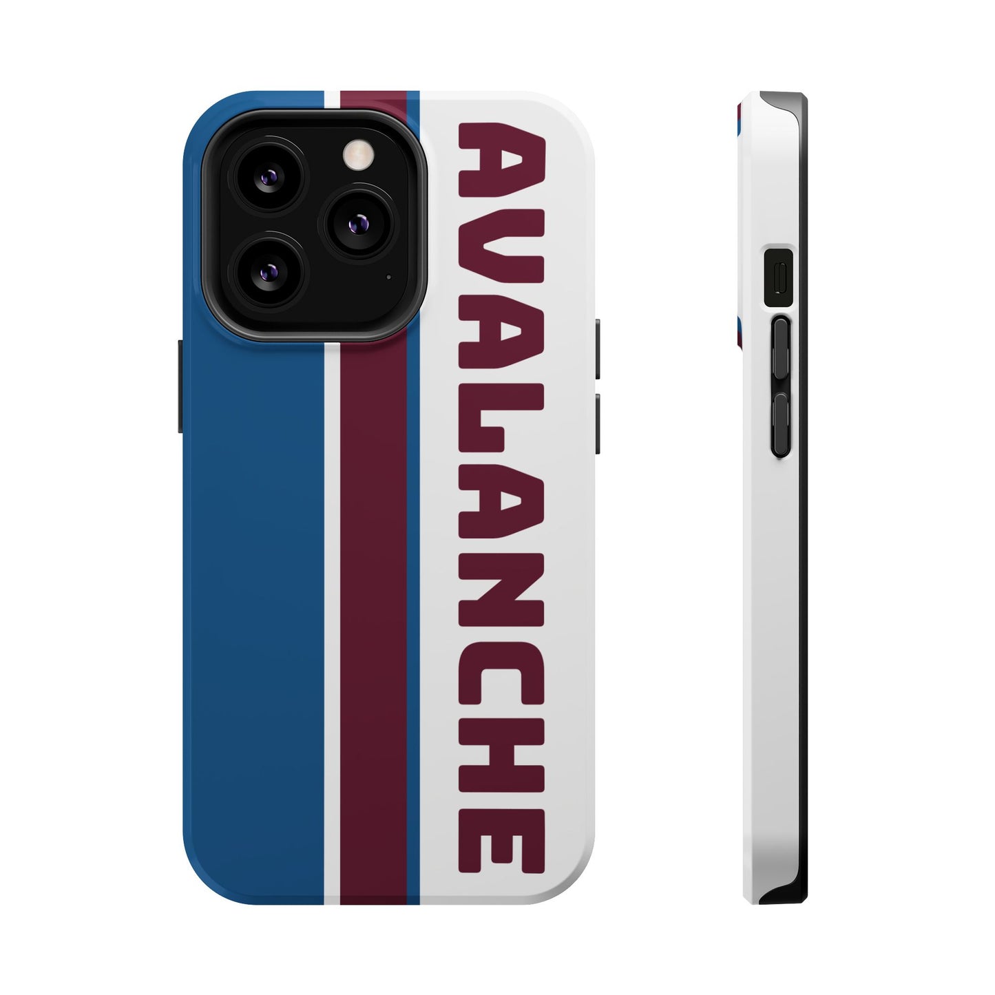 Avalanche Phone Case, Magnetic Phone Case, Retro Phone Case, Matte/Glossy Phone Case, Hockey Gifts
