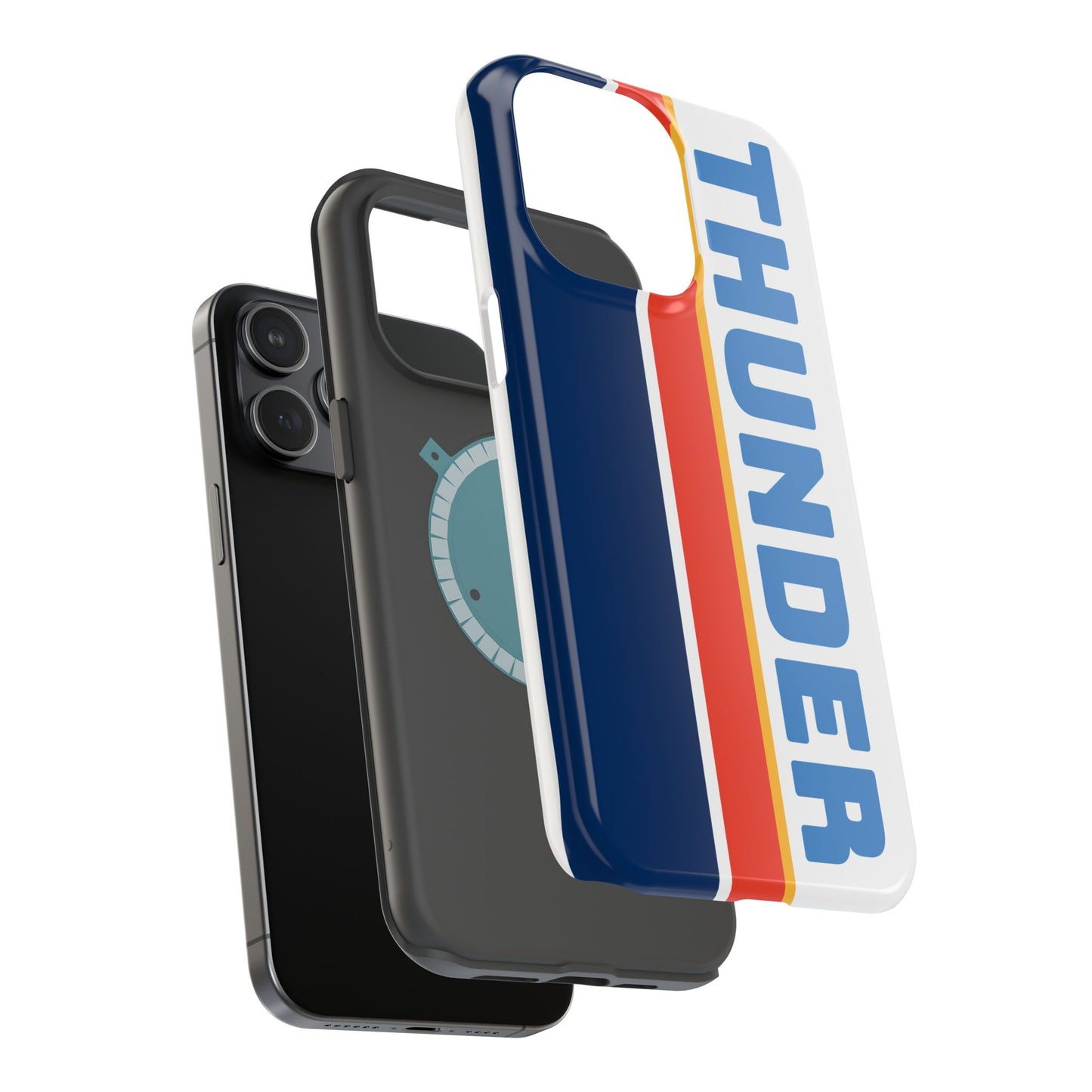 Thunder Phone Case, Magnetic Phone Case, Retro Phone Case, Basketball Gifts
