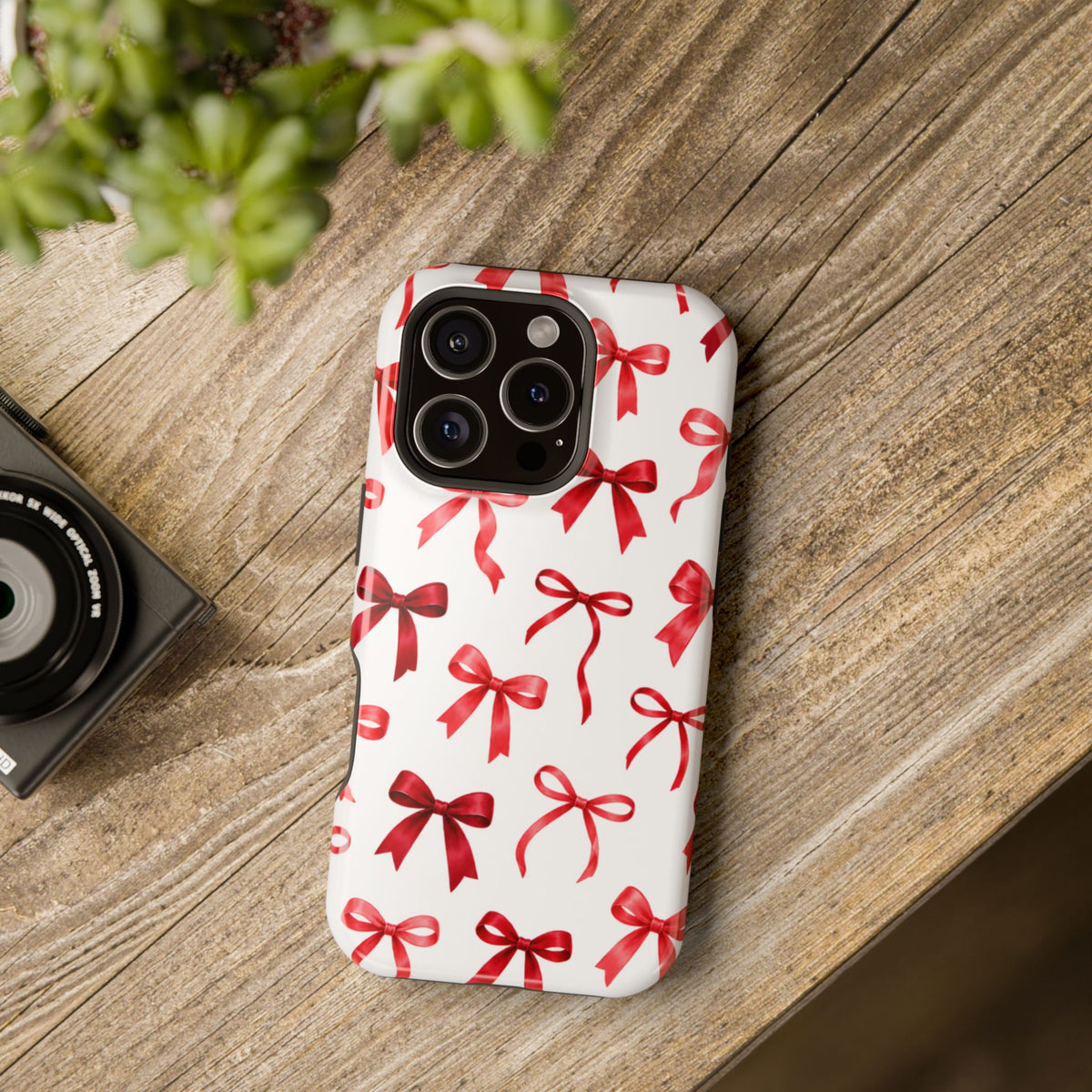 Red Ribbon Pattern Phone Case