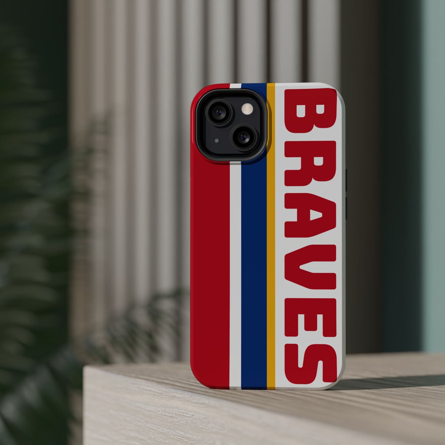 Braves Phone Case, Magnetic Phone Case, Baseball Phone Case, Retro Phone Case