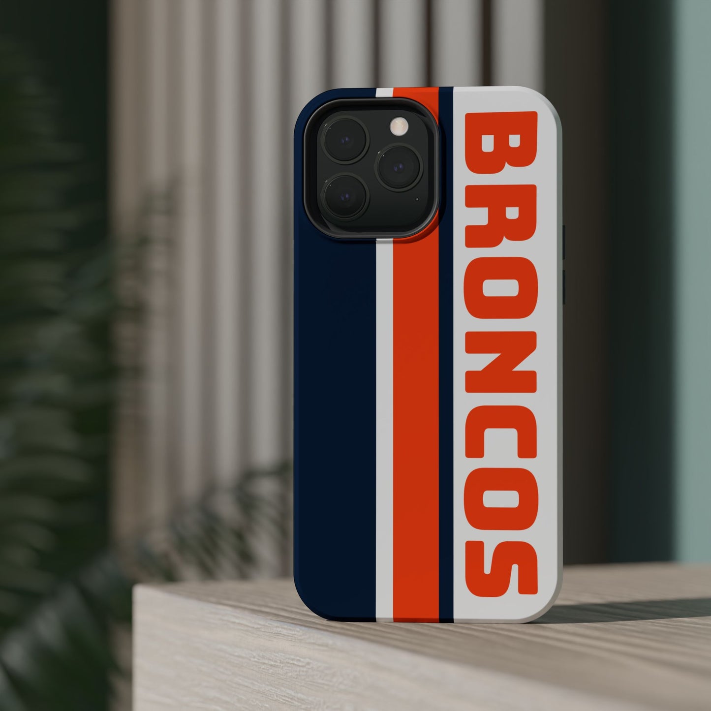 Broncos Phone Case, Magnetic Phone Case, Retro Phone Case, Baseball Case for iPhone or Samsung, Football Gifts