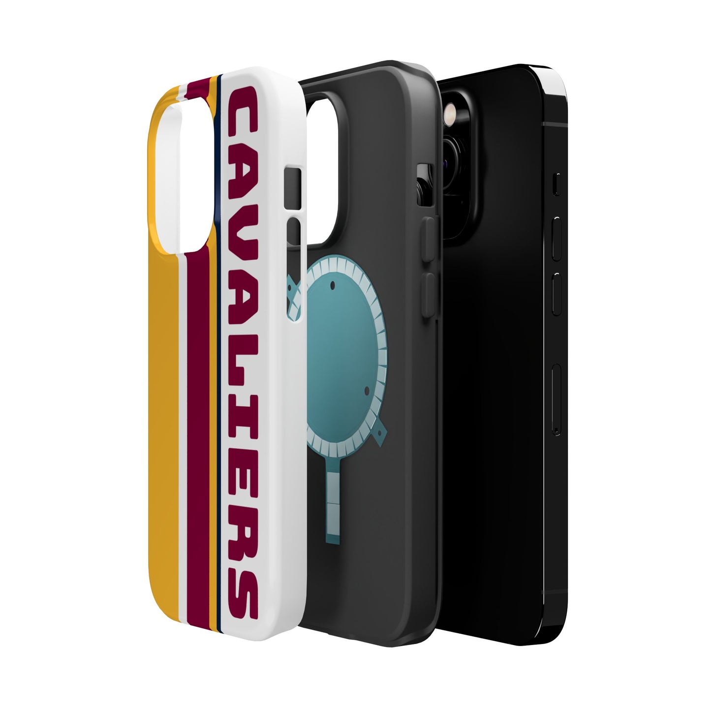 Cavaliers Phone Case, Magnetic Phone Case, Retro Phone Case, Basketball Gifts