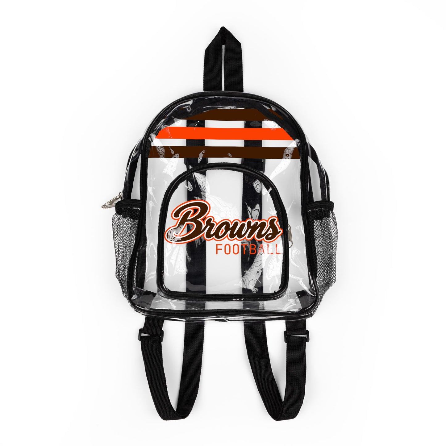 Browns Clear Backpack, Stadium Bag, Football Belt Bag, Transparent Fanny Pack