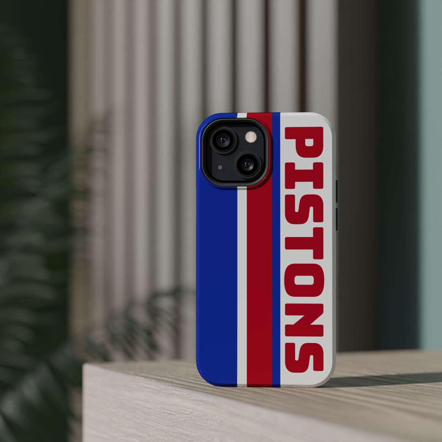 Pistons Phone Case, Magnetic Phone Case, Retro Phone Case, Basketball Gifts
