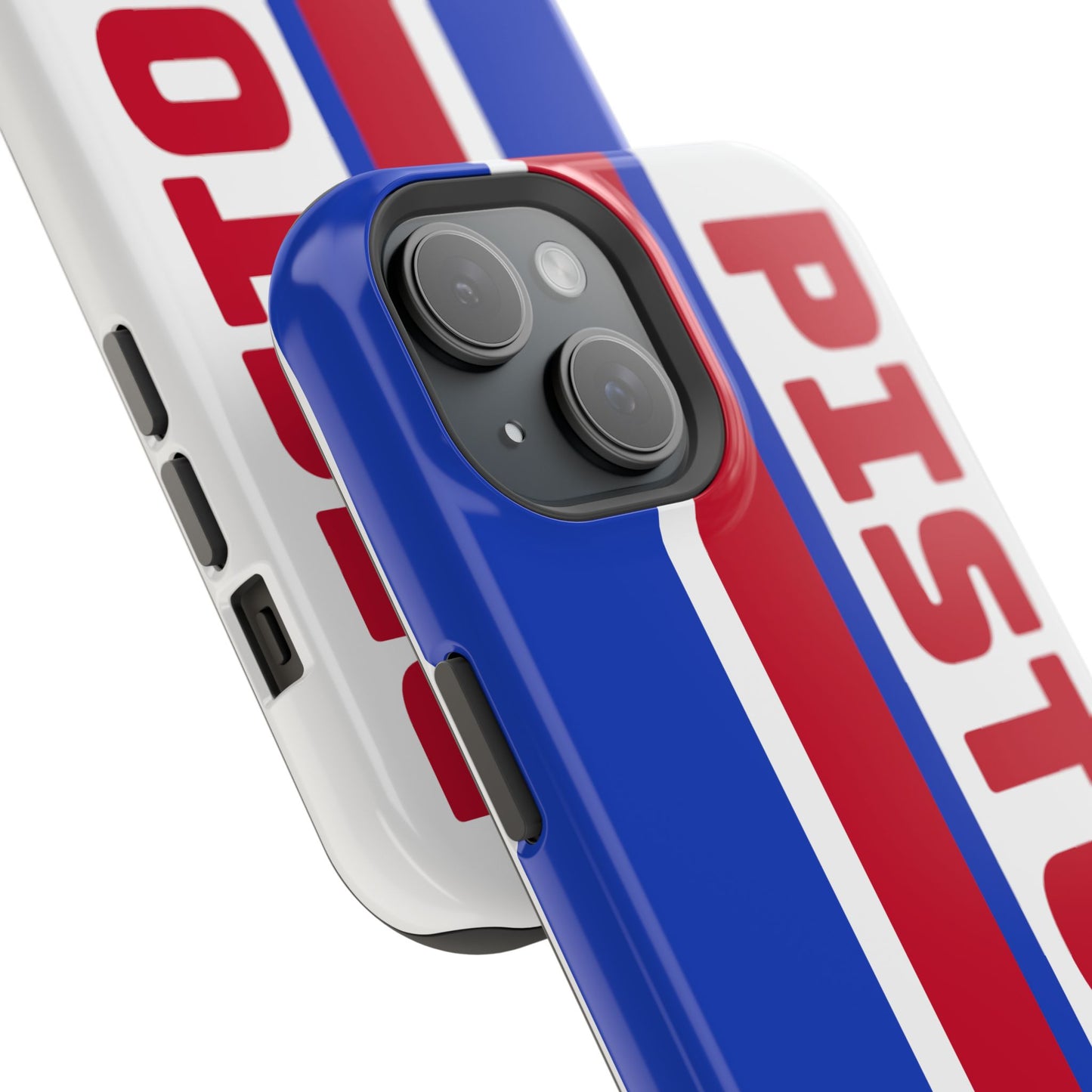 Pistons Phone Case, Magnetic Phone Case, Retro Phone Case, Basketball Gifts