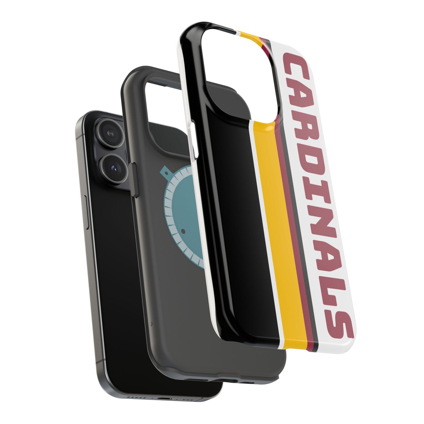 Cardinals Phone Case, Magnetic Phone Case, Retro Phone Case, Football Gifts