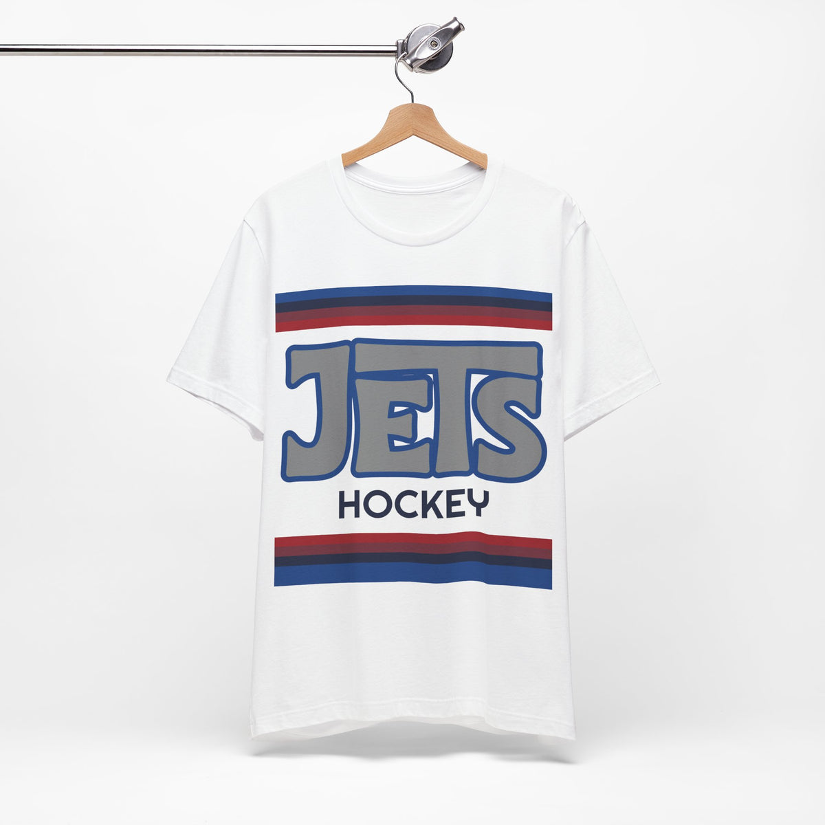 Retro Jets Shirt, Vintage Striped Jets Hockey T-Shirt