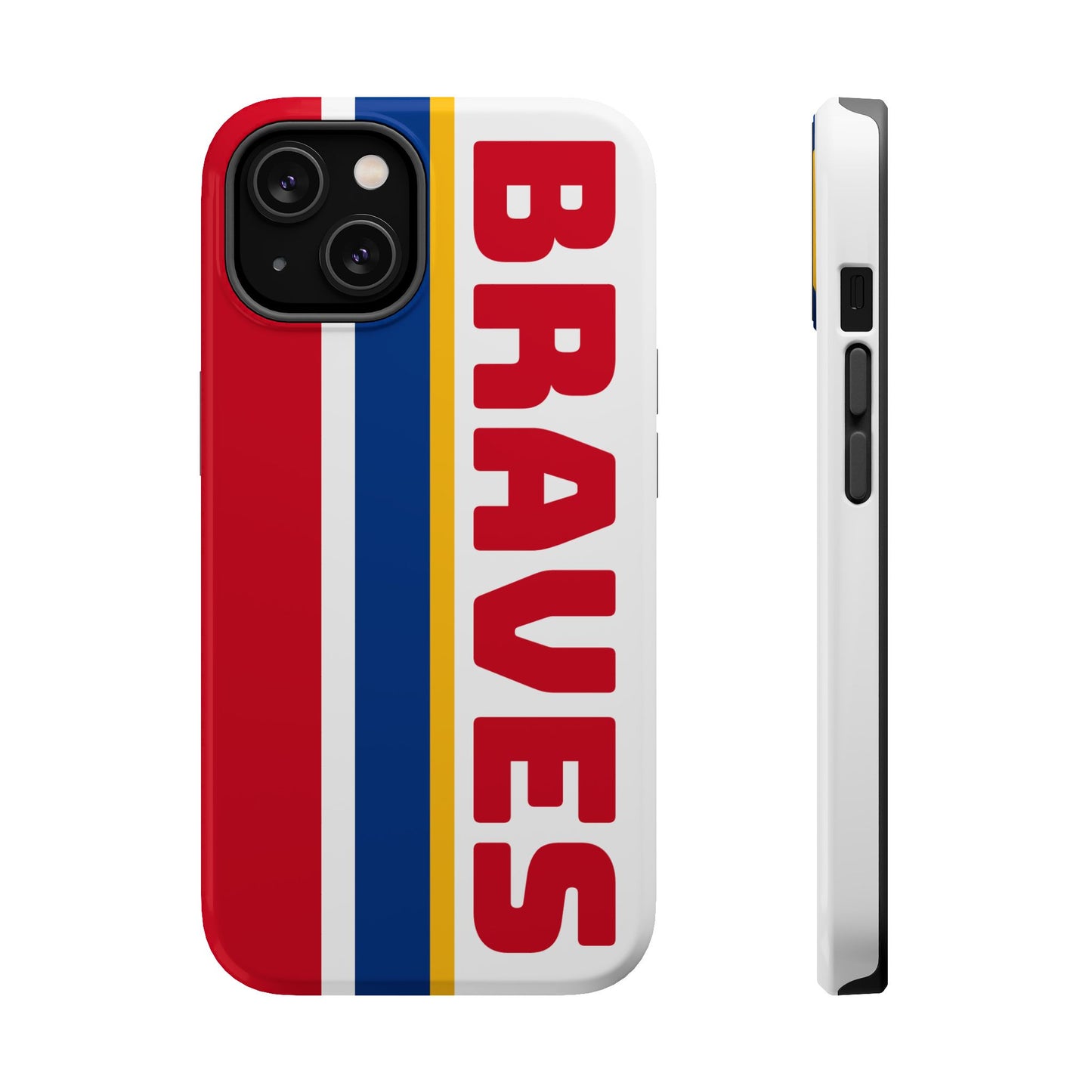 Braves Phone Case, Magnetic Phone Case, Baseball Phone Case, Retro Phone Case