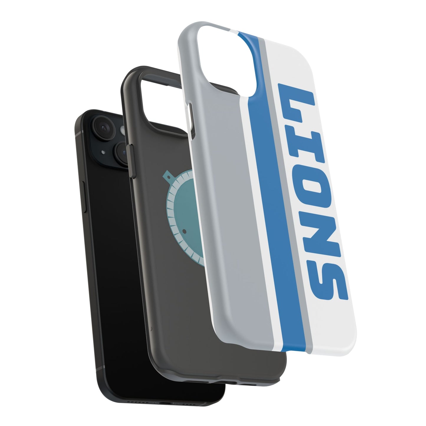 Lions Phone Case, Magnetic Phone Case, Retro Phone Case, Football Gifts