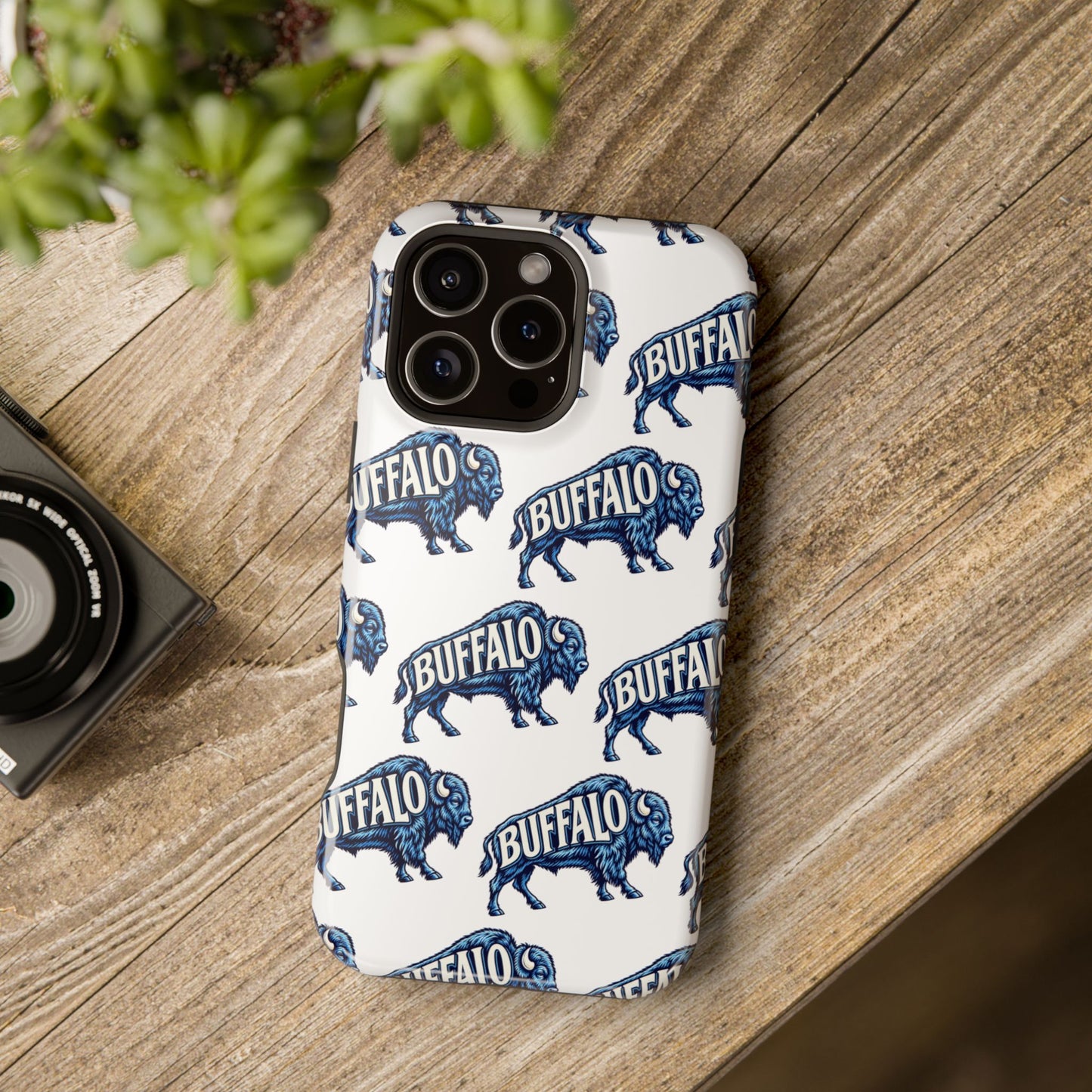 Buffalo Phone Case, Magnetic Phone Case, Retro Phone Case, Matte/Glossy Phone Case, Football Gifts