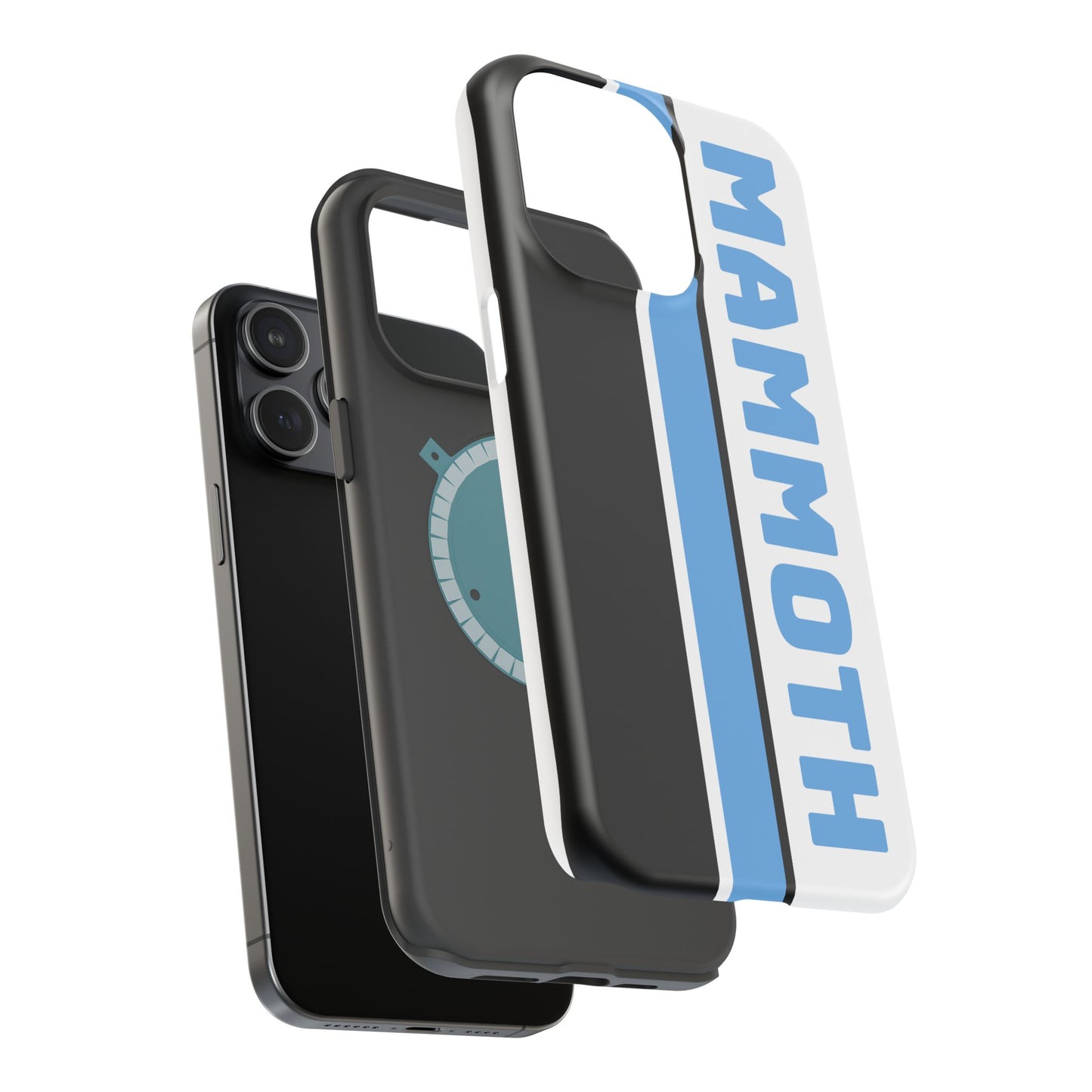 Mammoth Phone Case, Magnetic Phone Case, Retro Phone Case, Hockey Gifts