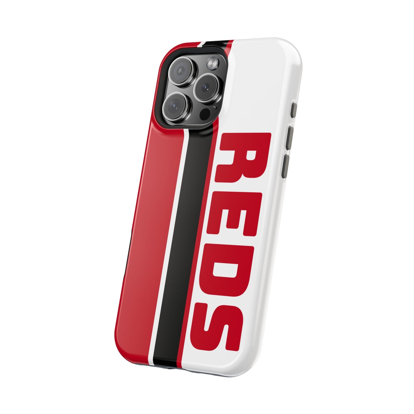 Reds Phone Case, Magnetic Phone Case, Retro Phone Case, Baseball Case for iPhone or Samsung, Reds Baseball Case