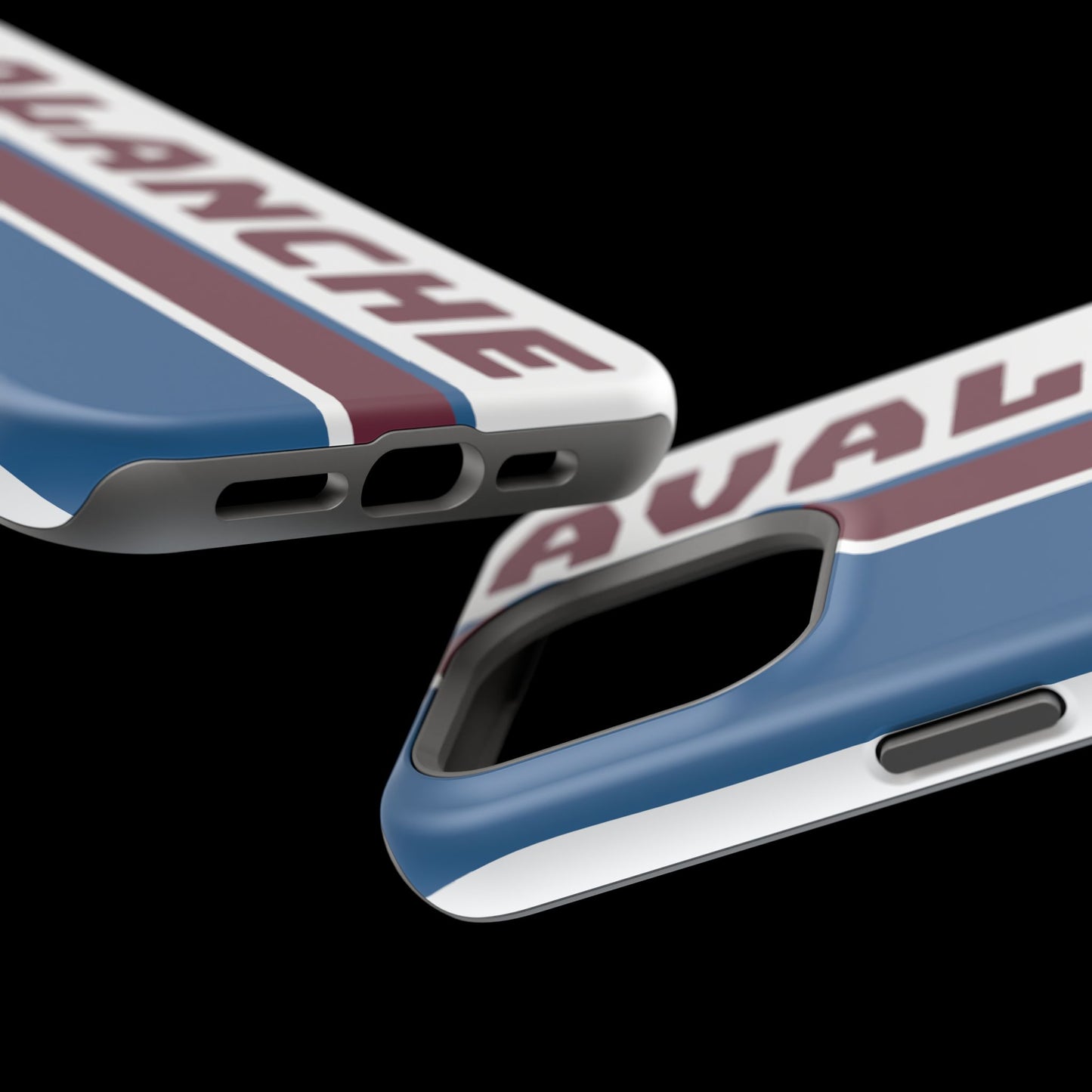Avalanche Phone Case, Magnetic Phone Case, Retro Phone Case, Matte/Glossy Phone Case, Hockey Gifts