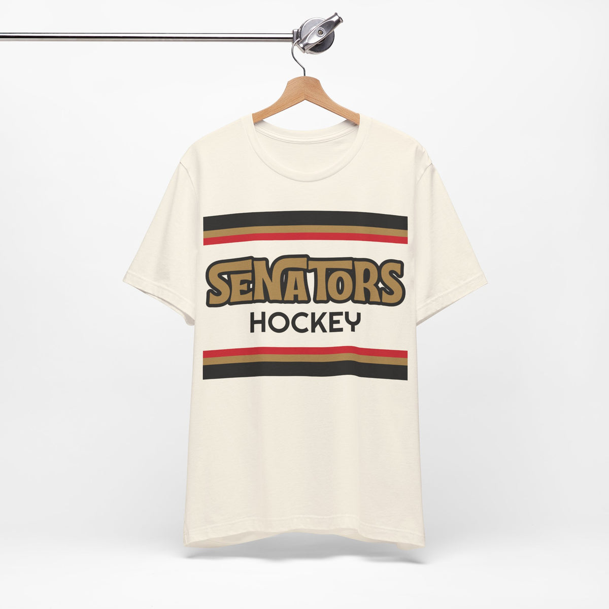 Retro Senators Shirt, Vintage Striped Senators Hockey T-Shirt