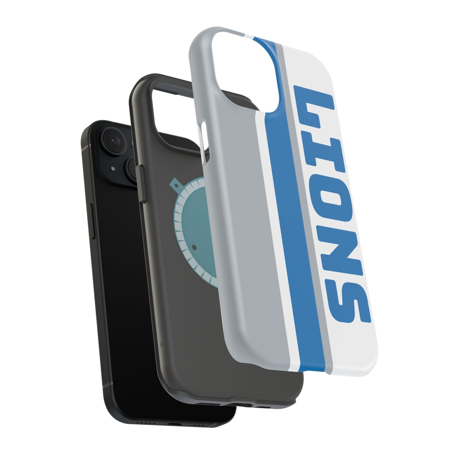 Lions Phone Case, Magnetic Phone Case, Retro Phone Case, Football Gifts