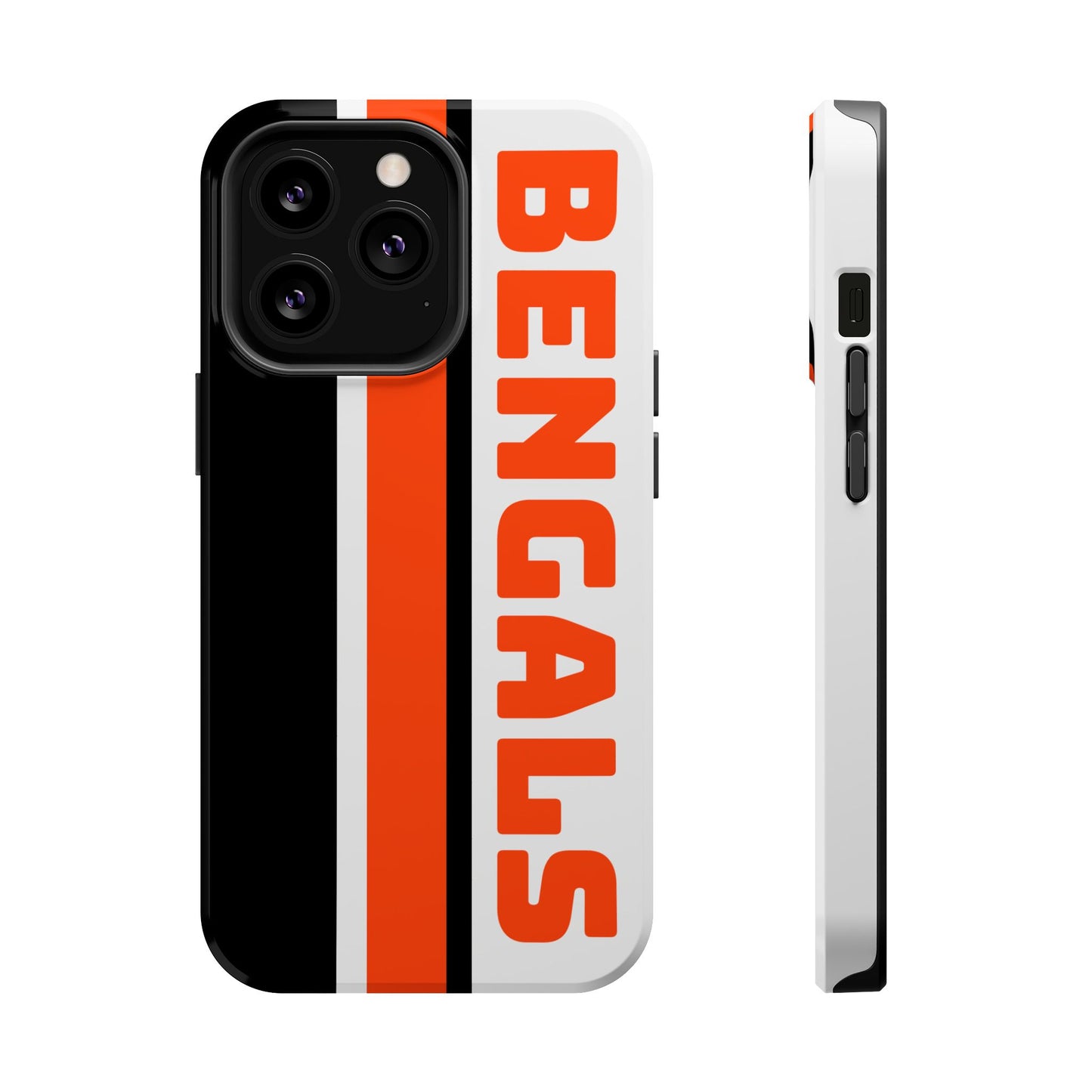 Bengals Phone Case, Magnetic Phone Case, Retro Phone Case, Baseball Case for iPhone or Samsung, Football Gifts