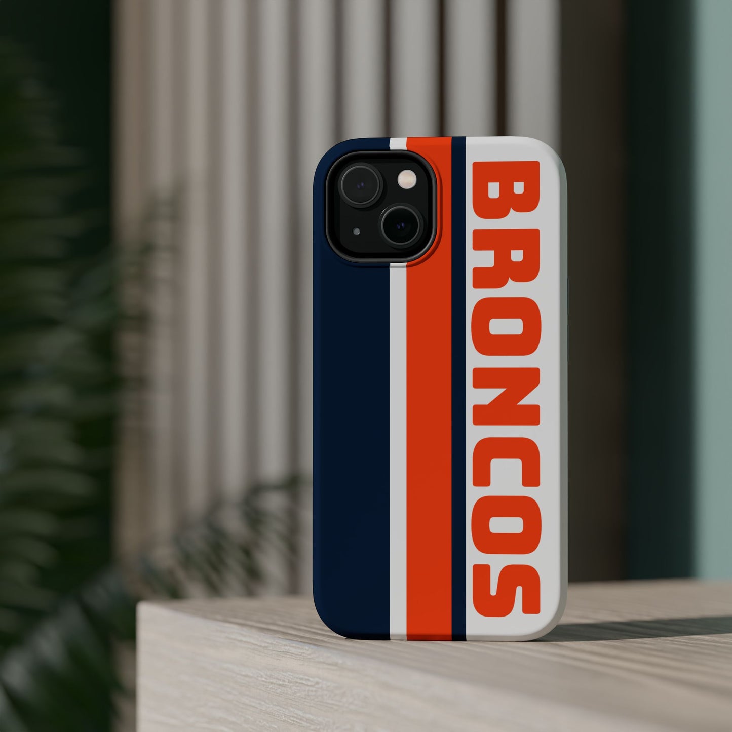 Broncos Phone Case, Magnetic Phone Case, Retro Phone Case, Baseball Case for iPhone or Samsung, Football Gifts
