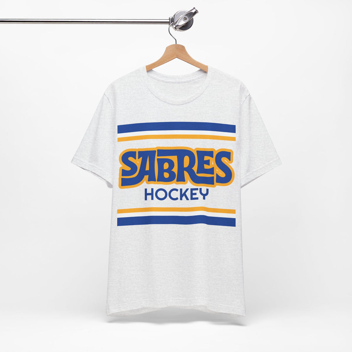 Retro Sabres Shirt, Vintage Striped Sabres Hockey T-Shirt