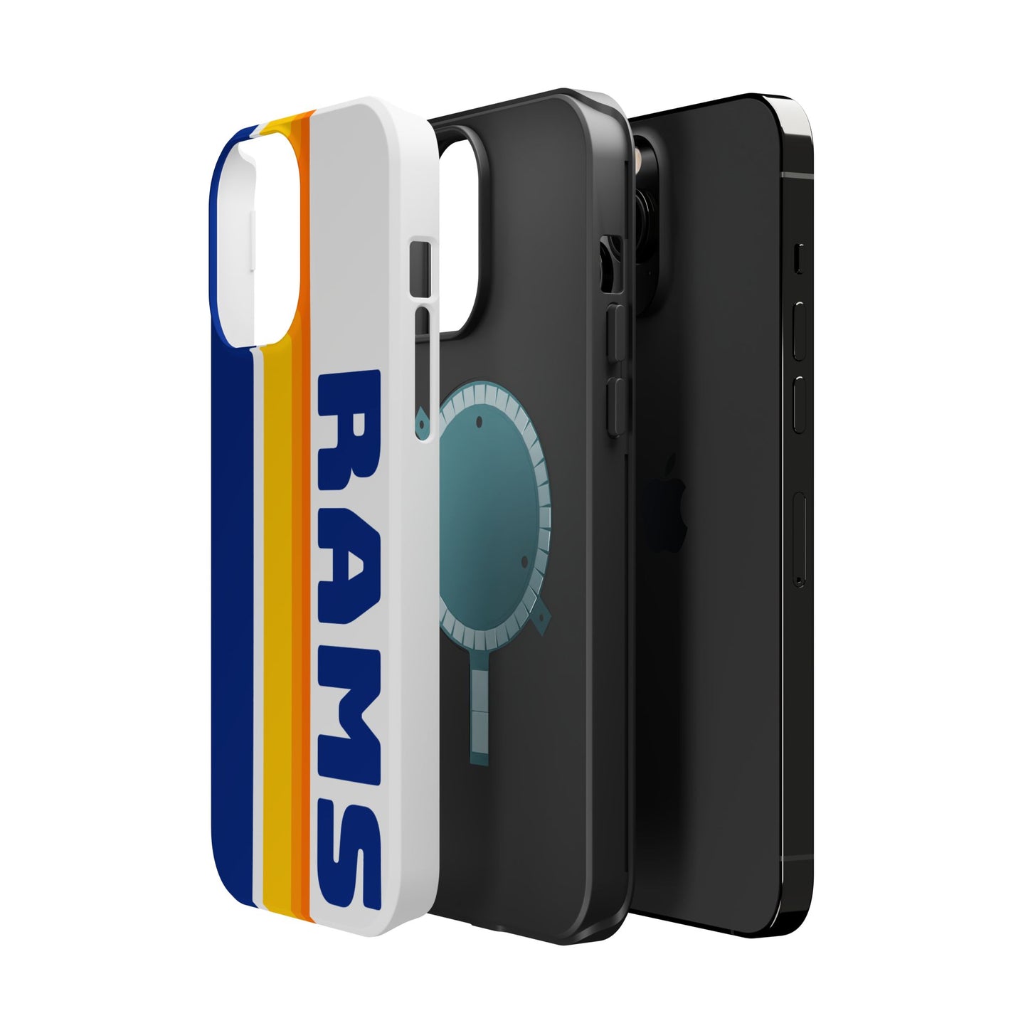 Rams Phone Case, Magnetic Phone Case, Retro Phone Case, Football Case for iPhone or Samsung