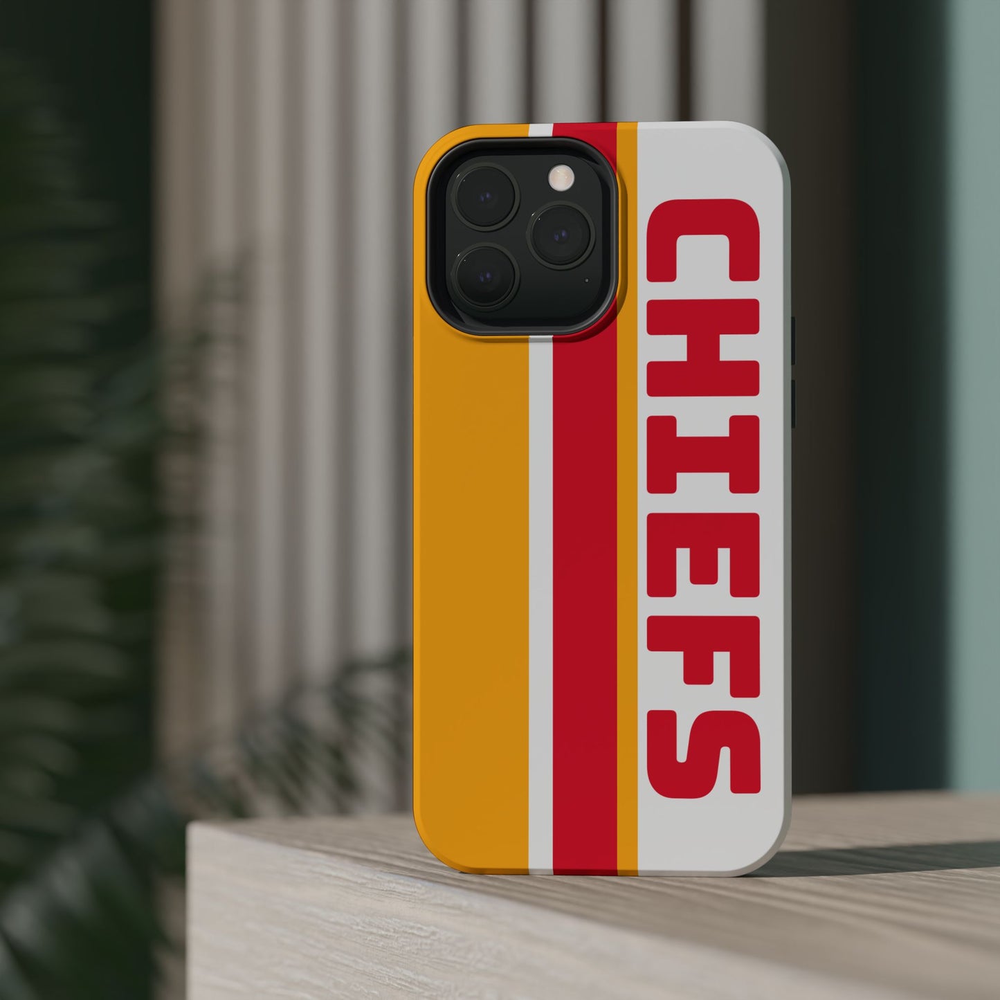 Chiefs Phone Case, Magnetic Phone Case, Retro Phone Case, Baseball Case for iPhone or Samsung, Chiefs Football Gifts