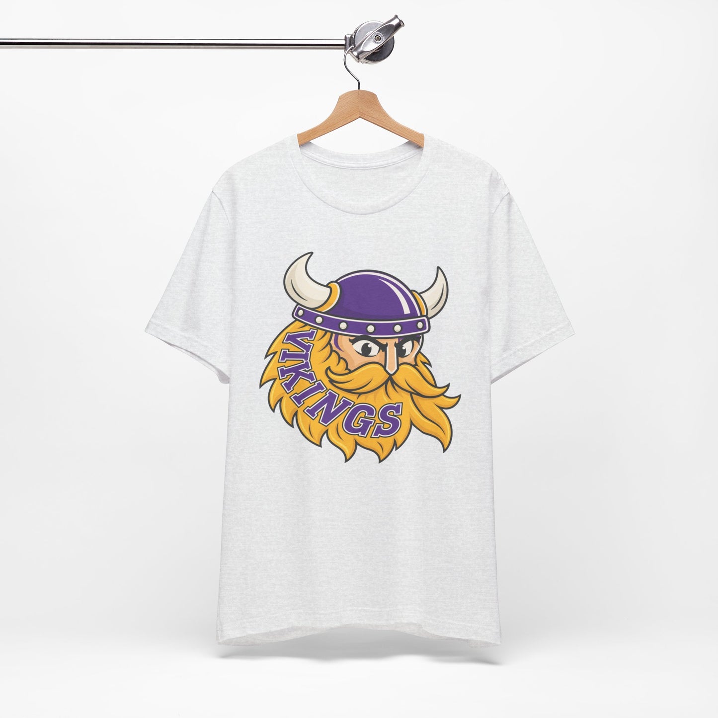 Vikings Mascot T-Shirt, Retro Vikings Graphic Tee, Football Shirt