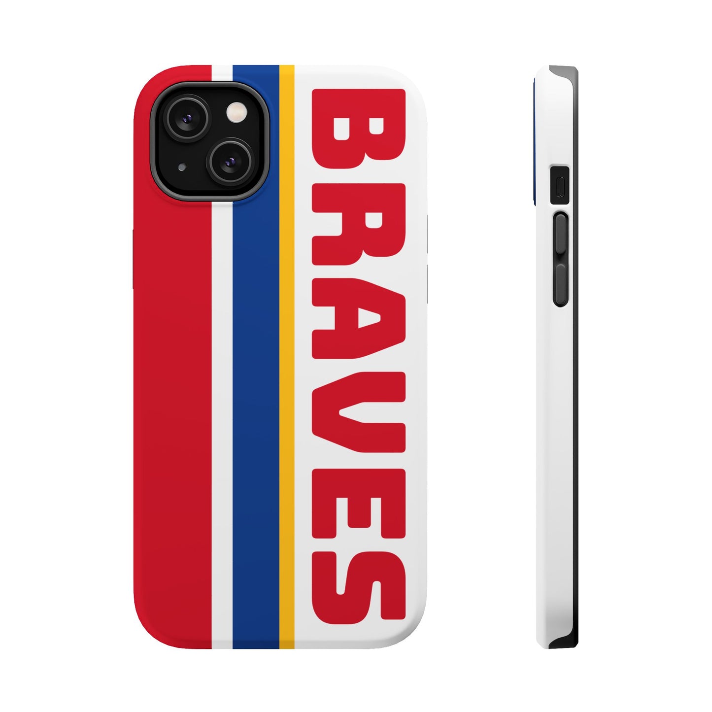 Braves Phone Case, Magnetic Phone Case, Baseball Phone Case, Retro Phone Case