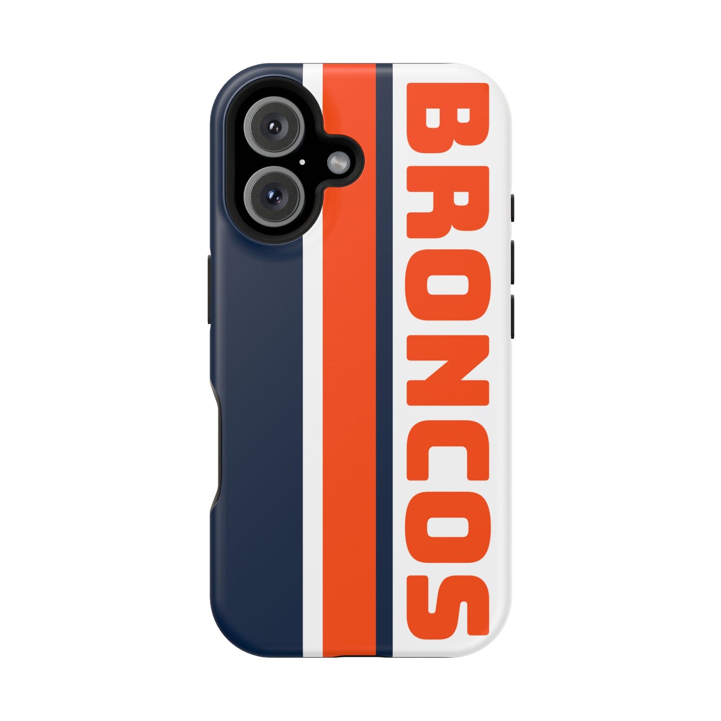 Broncos Phone Case, Magnetic Phone Case, Retro Phone Case, Baseball Case for iPhone or Samsung, Football Gifts