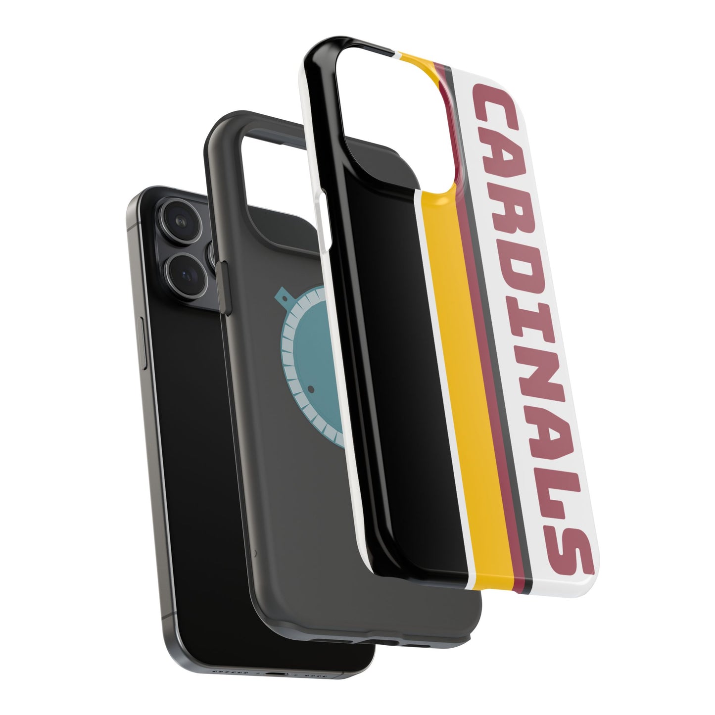 Cardinals Phone Case, Magnetic Phone Case, Retro Phone Case, Football Gifts