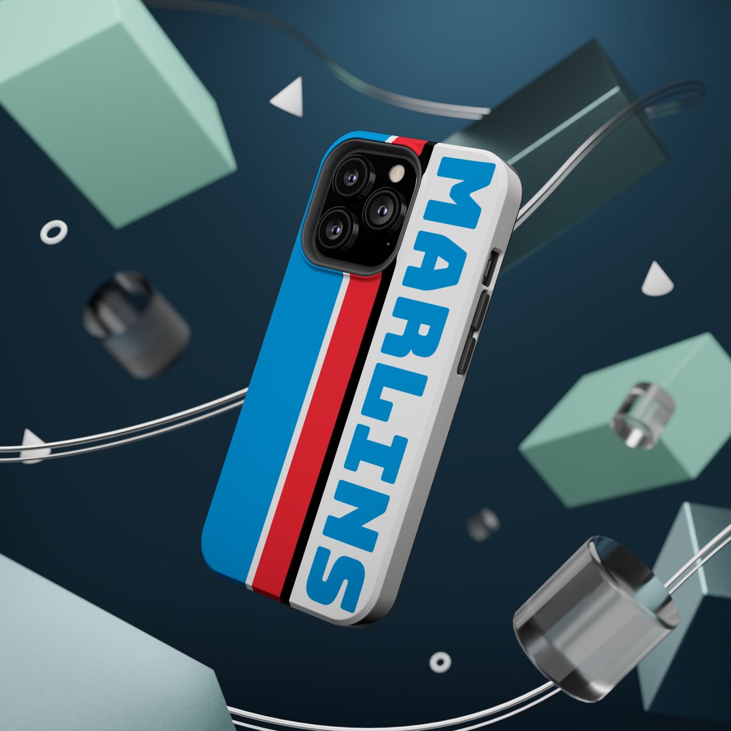 Marlins Phone Case, Magnetic Phone Case, Retro Phone Case, Baseball iPhone or Samsung Case