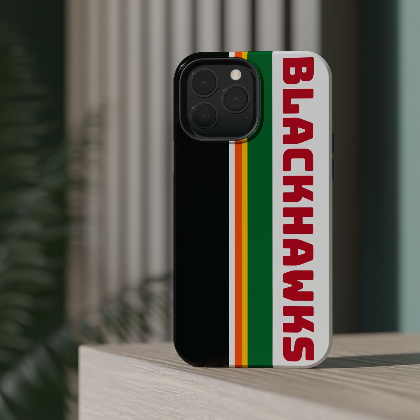 Blackhawks Phone Case, Magnetic Phone Case, Hockey Phone Case, Retro Phone Case