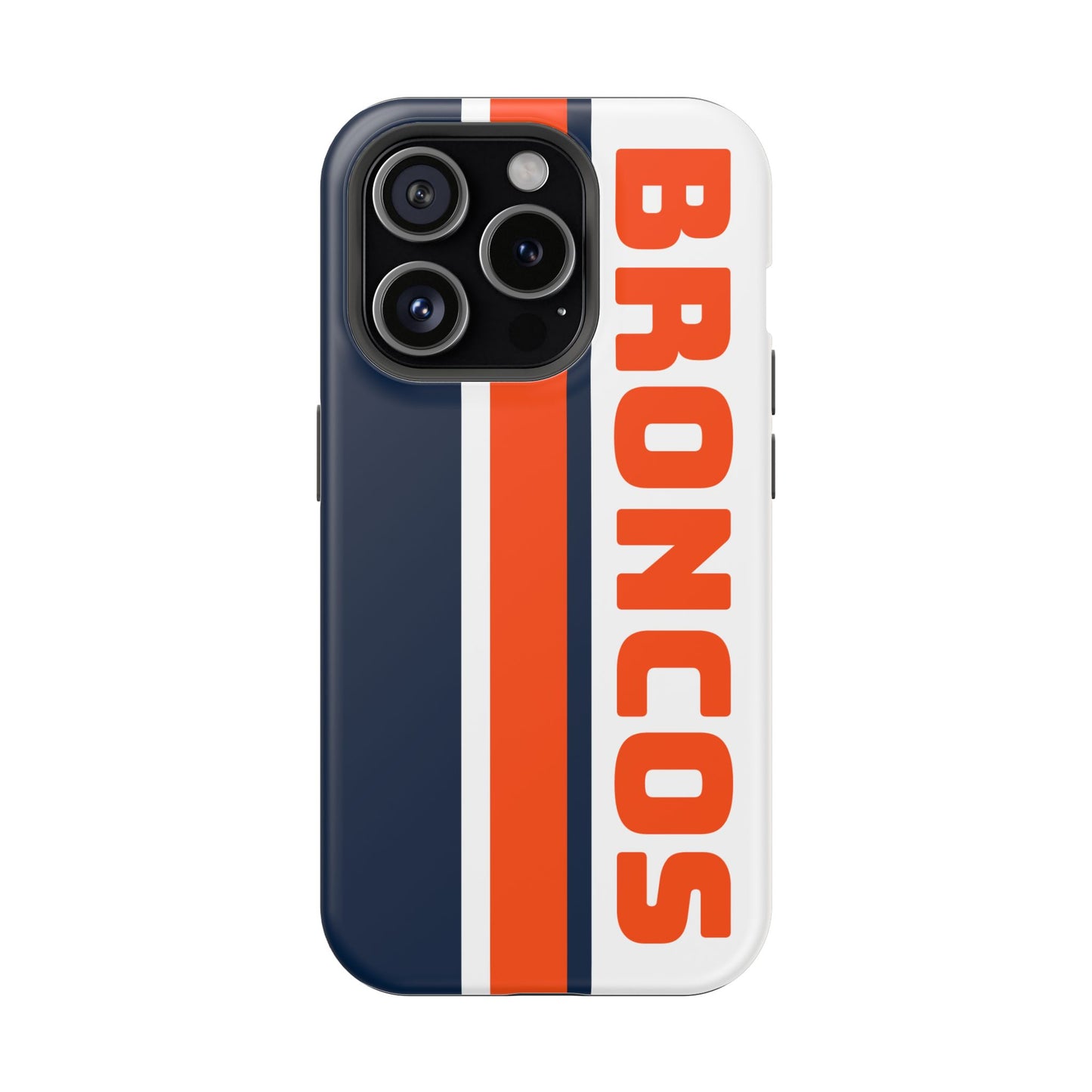 Broncos Phone Case, Magnetic Phone Case, Retro Phone Case, Baseball Case for iPhone or Samsung, Football Gifts
