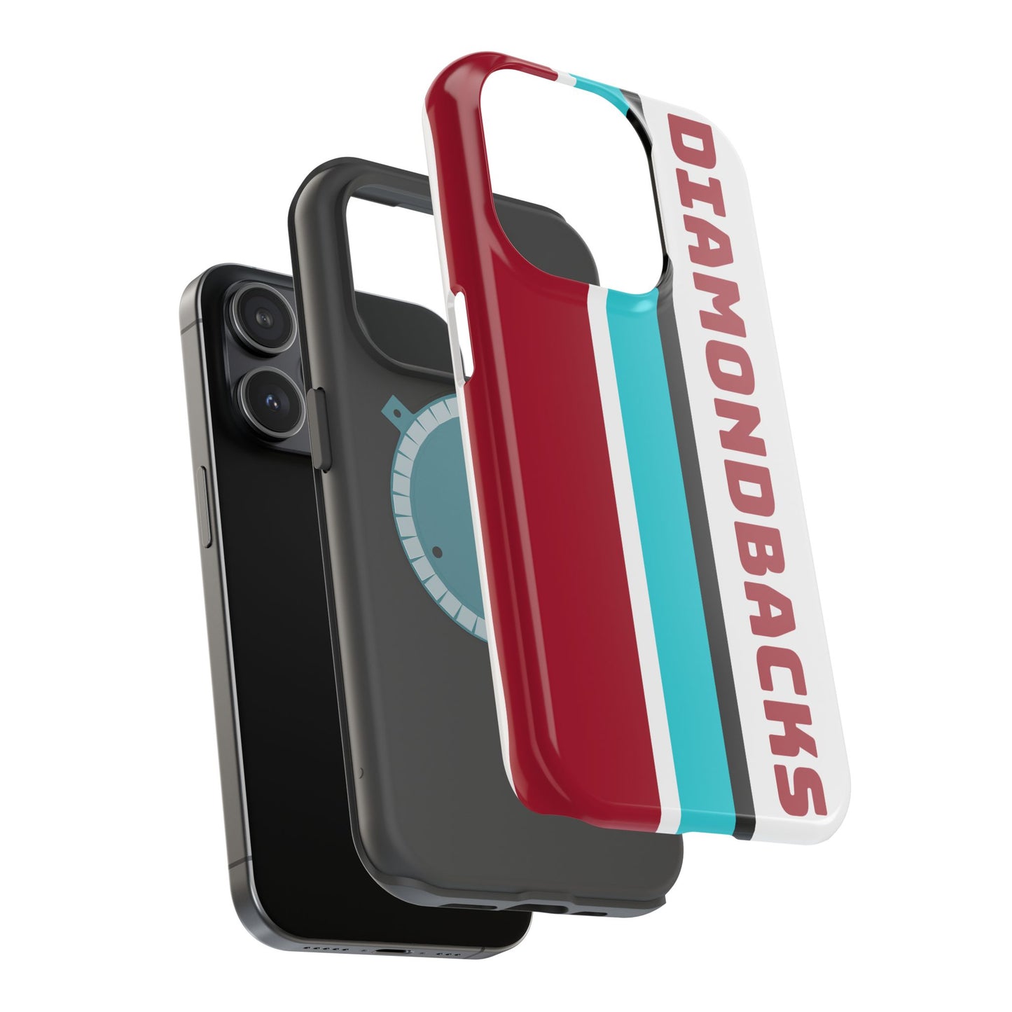 Diamondbacks Phone Case, Magnetic Phone Case, Retro Phone Case, Baseball Case for iPhone or Samsung