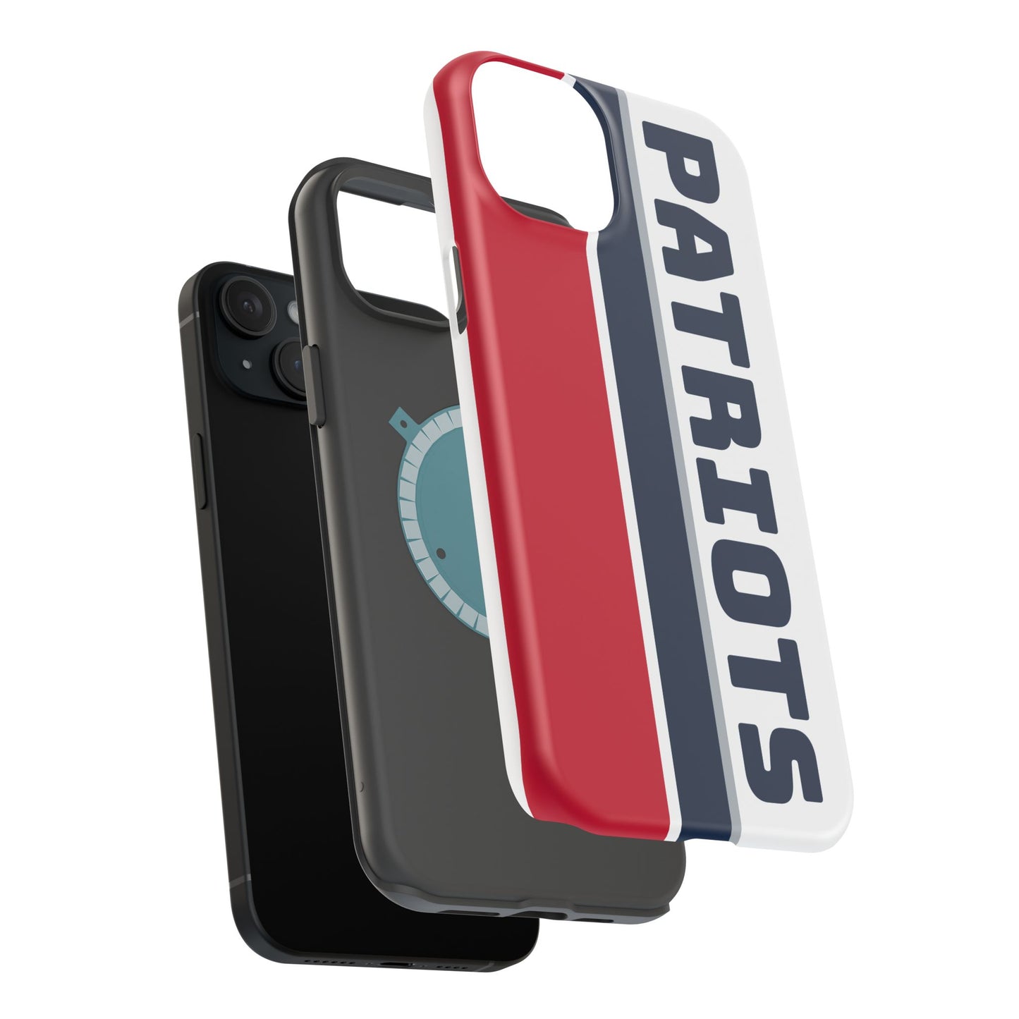Patriots Phone Case, Magnetic Phone Case, Retro Phone Case, Matte/Glossy Phone Case, Football Gifts