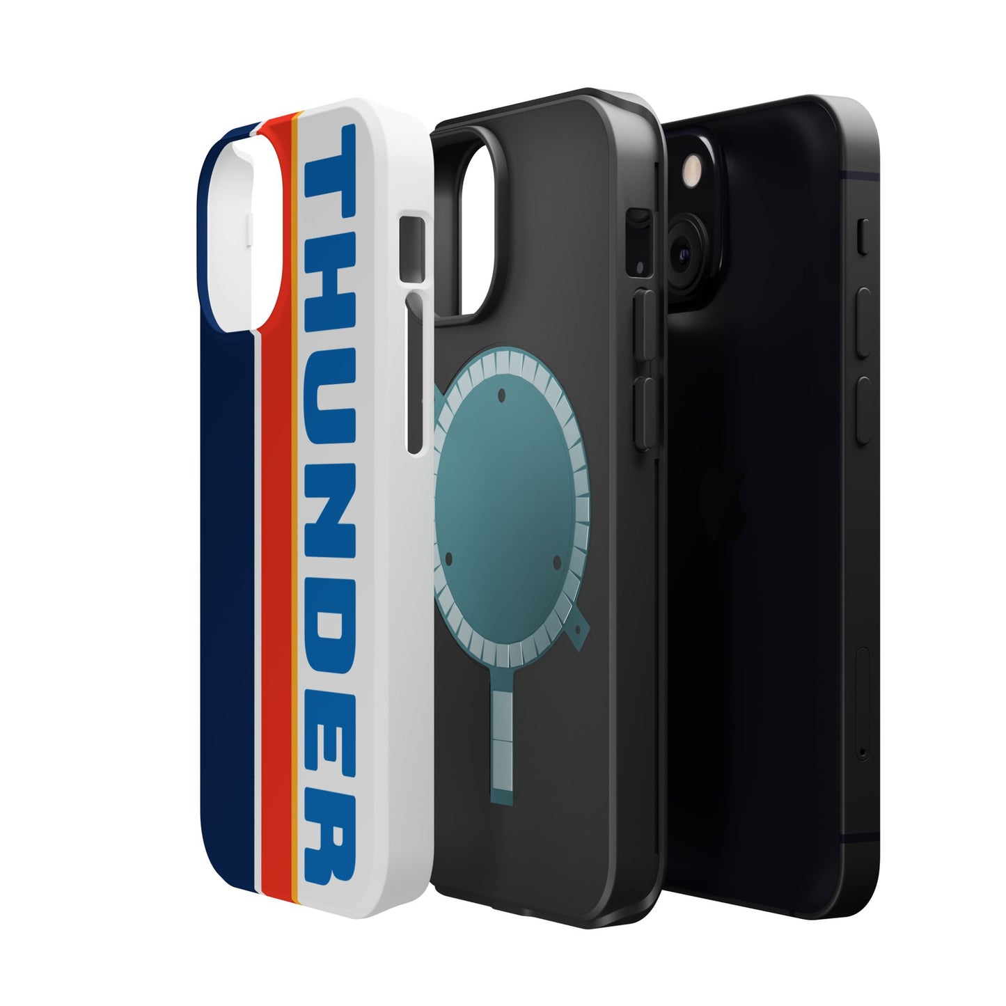 Thunder Phone Case, Magnetic Phone Case, Retro Phone Case, Basketball Gifts