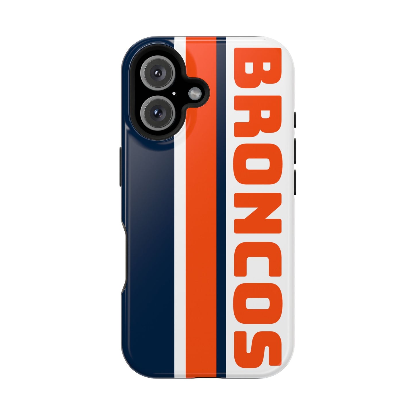 Broncos Phone Case, Magnetic Phone Case, Retro Phone Case, Baseball Case for iPhone or Samsung, Football Gifts