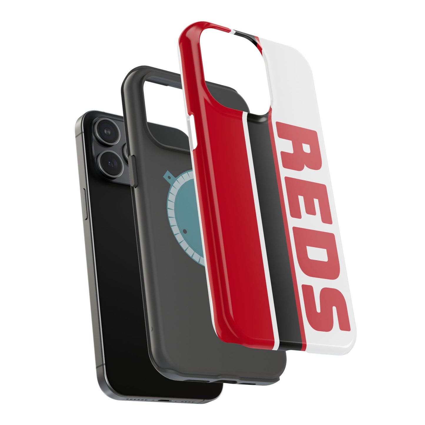 Reds Phone Case, Magnetic Phone Case, Retro Phone Case, Baseball Case for iPhone or Samsung, Reds Baseball Case