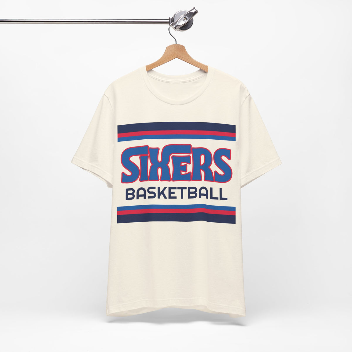 Retro Sixers Shirt, Vintage Striped Sixers T-Shirt