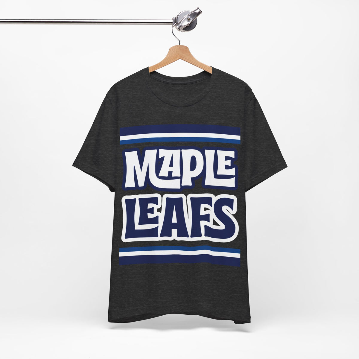 Retro Maple Leafs Shirt, Vintage Striped Maple Leafs Hockey T-Shirt