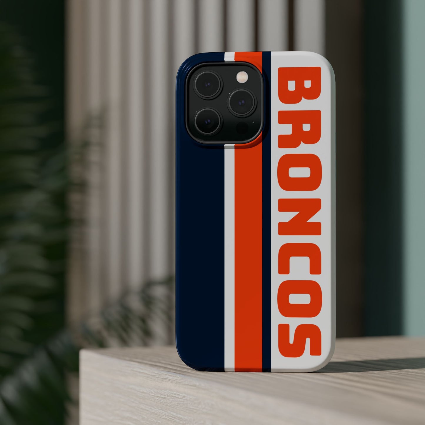 Broncos Phone Case, Magnetic Phone Case, Retro Phone Case, Baseball Case for iPhone or Samsung, Football Gifts